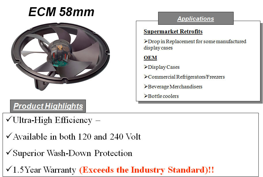 General Electric ECM motors 